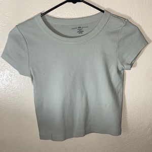 Cropped brandy tee